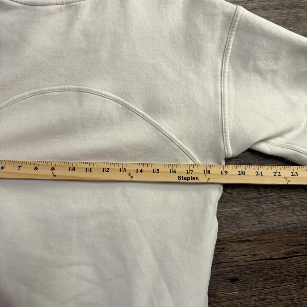 lululemon athletica Cream Crewneck Sweatshirt AS IS - Picture 6 of 7